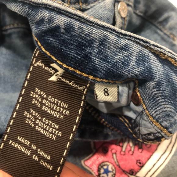Little girls 7 For All Mankind custom jeans ! - Picture 4 of 4